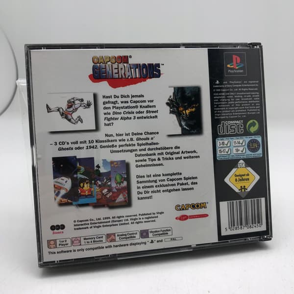 Capcom Generations game for PSX, PS1, Sony PlayStation (PSX)