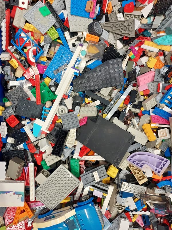 LEGO MIX BRICKS 1 kg – UNSORTED, SECOND GRADE, RANDOM MIX II