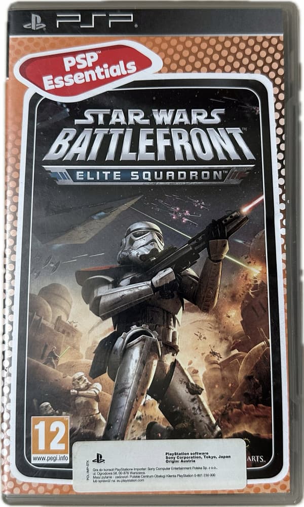 STAR WARS BATTLEFRONT ELITE SQUADRON – PSP disc, in excellent condition, complete set