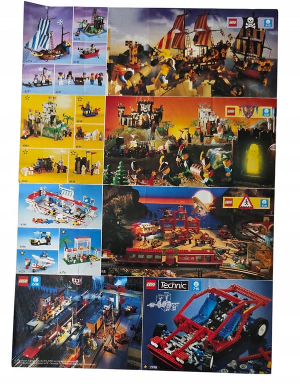 LEGO LEAFLET Poster 1990 M-tron 113285-OS