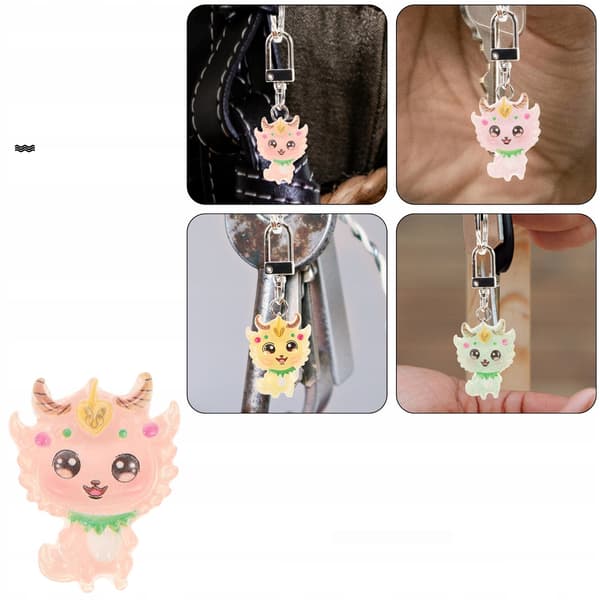 25 resin dragons for decorating mobile phone cases