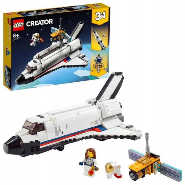 LEGO Creator 3-in-1 31117 Space Shuttle Adventure