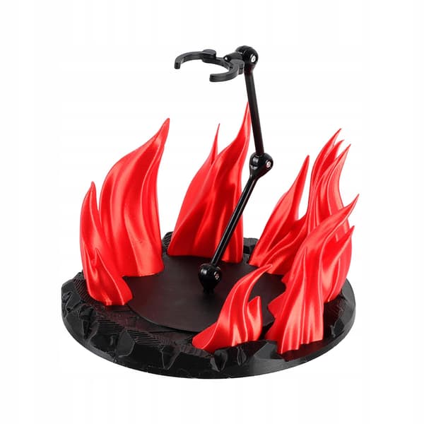 Action figure display stand Support stand model Display holder base Red doll display stand