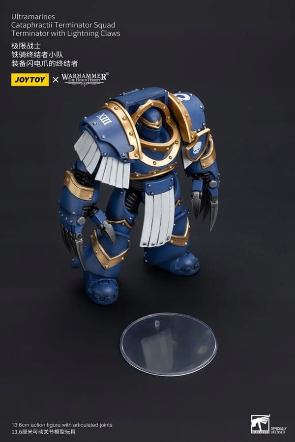 JoyToy Warhammer Ultramarines Cataphractii Terminator with Lightning Claws
