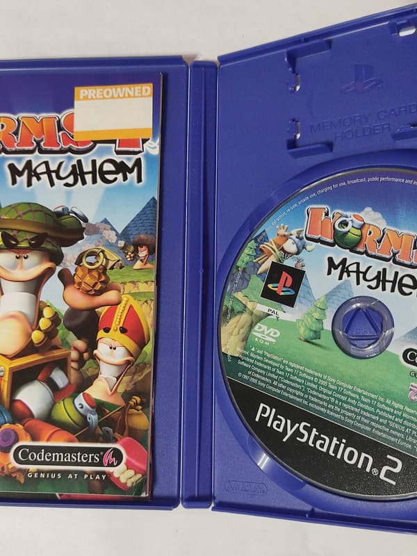 PS2 WORMS 4 MAYHEM PLAYSTATION GAME