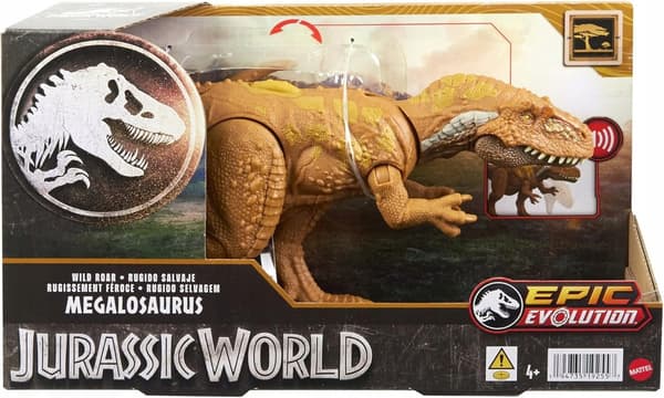 Mattel Jurassic World Epic Evolution Roaring MEGALOSAURUS