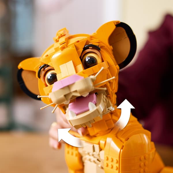 LEGO Disney Young Simba 43247, 1,445 pieces, 18+