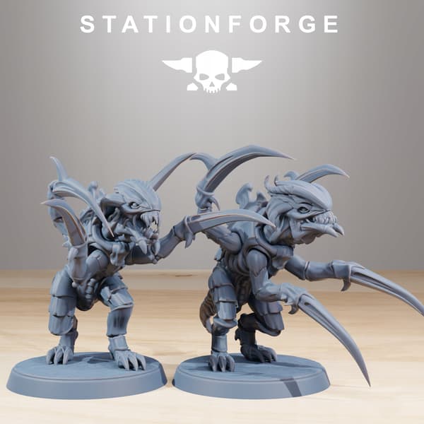 Xenarid-infanteriets närstridsenhet – Station Forge – 3D-utskrift