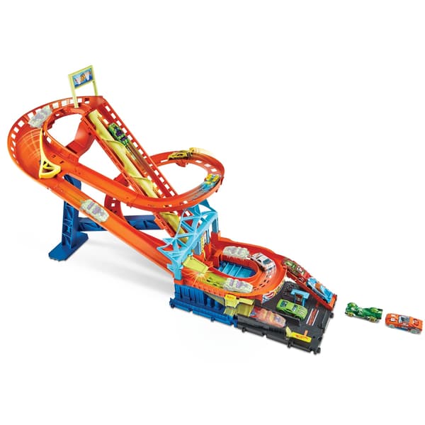 Hot Wheels Rally Rollercoaster Set with Motor HDP04