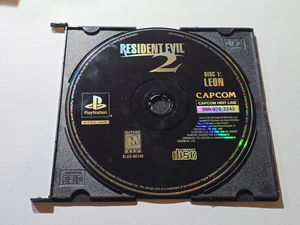 RESIDENT EVIL 2 NTSC-U DISC 1 LEON