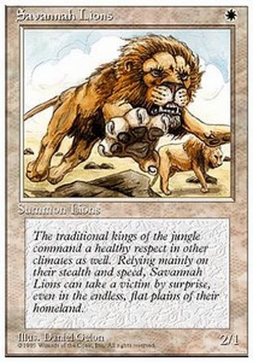 Magic: The Gathering Savannah Lions