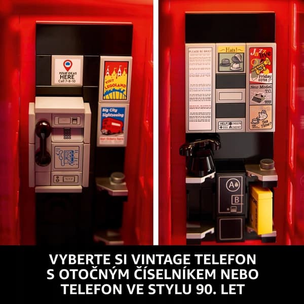 LEGO Ideas 21347 Red London Phone Box