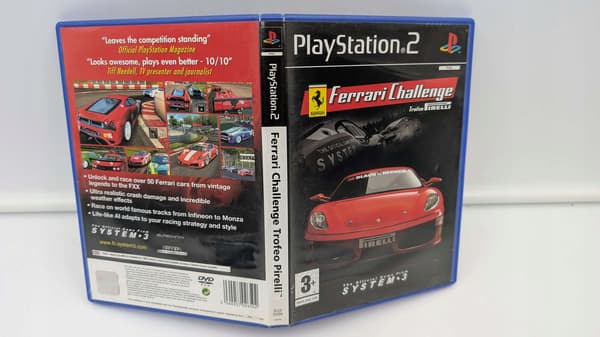 PS2 Ferrari Challenge Trofeo Pirelli Racing Game