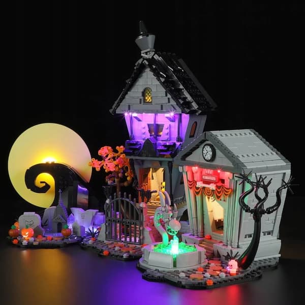 Dedicated LED lighting set for Ideas Halloween Town (NO LEGO)