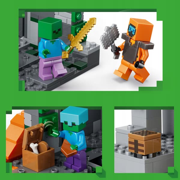 LEGO Minecraft 21587 Zombie Dungeon, bricks
