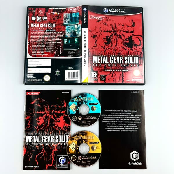 Metal Gear Solid: The Twin Snakes | NINTENDO GAMECUBE | 3xA SET