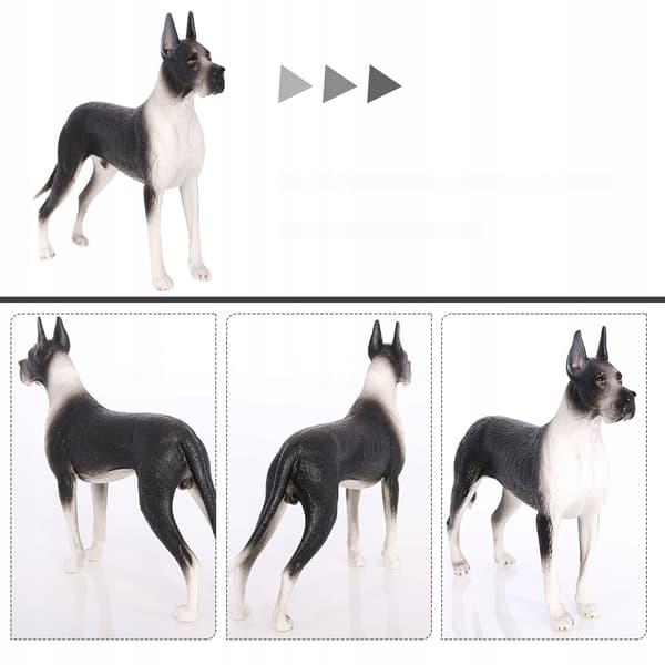 PLASTIC DOG FIGURINE – TABLE AND SHELF DECORATION
