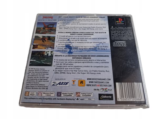 THRASHER PSX PS1 ENG