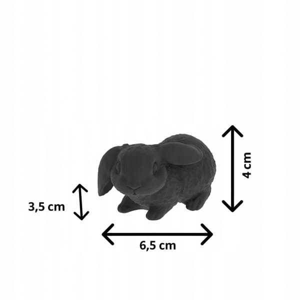 DECORATIVE RABBIT FIGURINE WITH FLOPPY EARS – MANY COLOURS