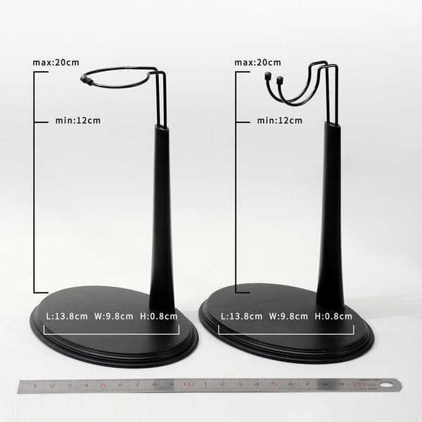 Doll figure stand, toy doll holder, action figure display for 1/6 scale B
