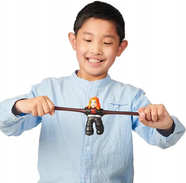 GOO JIT ZU MARVEL BLACK WIDOW SLIME FIGURINE 41440 STRETCHABLE