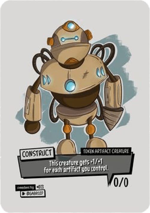 Magic: The Gathering Construct Token