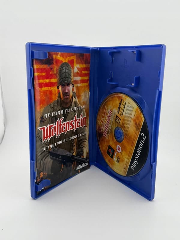 RETURN TO CASTLE WOLFESTEIN: OPERATION RESURRECTION 3XA PS2 PlayStation 2