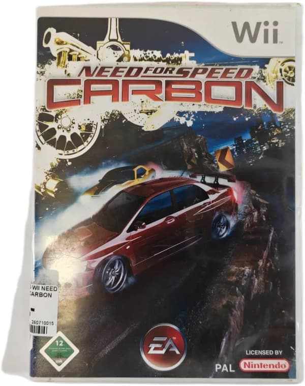 Nintendo Wii game: Need for Speed Carbon – Nintendo Wii, boxed, German version