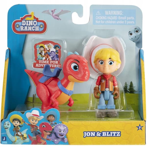 DINO RANCH FIGURE SET: JON AND BLITZ DNR0004