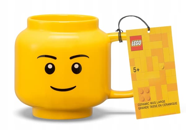 Large LEGO ceramic mug – Boy, 530 ml