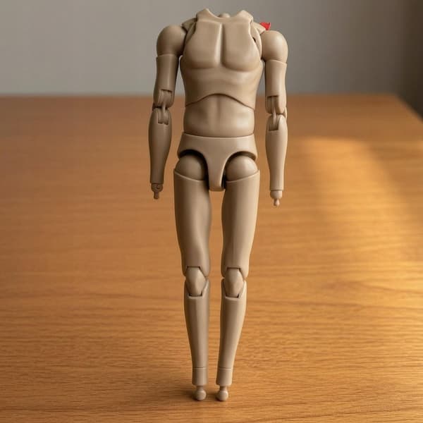 Realistic male action figure | Poseable action figure from the M07 Short range