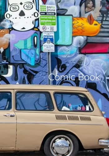Comic Book: A blank 200-page, 7x10-inch comic book.