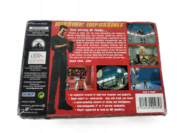 MISSION IMPOSSIBLE NINTENDO 64 ENG N64