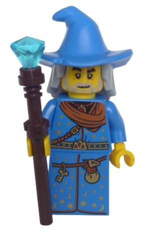 LEGO Castle Wizard Minifigure + Wizard’s Staff