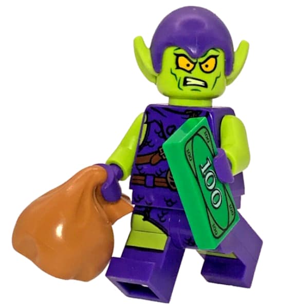 LEGO Super Heroes – Green Goblin + accessories! 76133 sh545