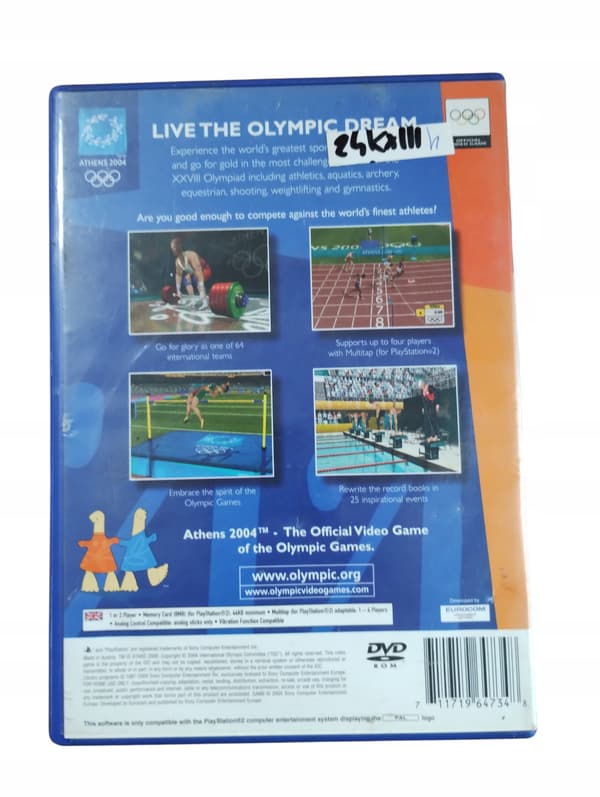 ATHENS 2004 GAME FOR THE PS2