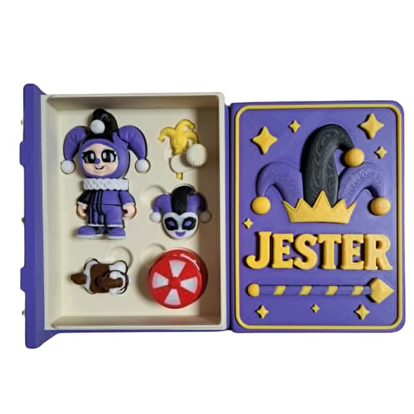 Jester 3D-printed figurine set