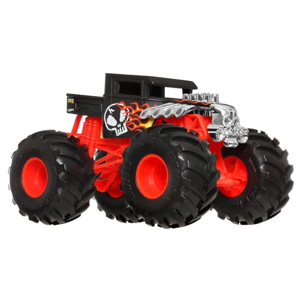 HOT WHEELS MONSTER TRUCKS OVERSIZED 1:24 BONE SHAKER JDR04 FYJ83