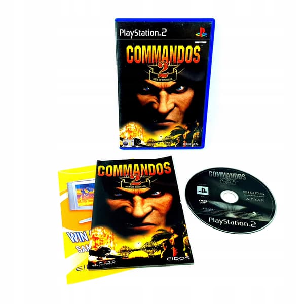 COMMANDOS 2: MEN OF COURAGE PS2 PAL ORIGINAL ENGLISH RELEASE ENG