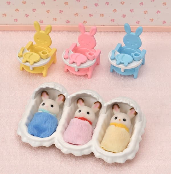Sylvanian Families Rabbit Triplets 5532