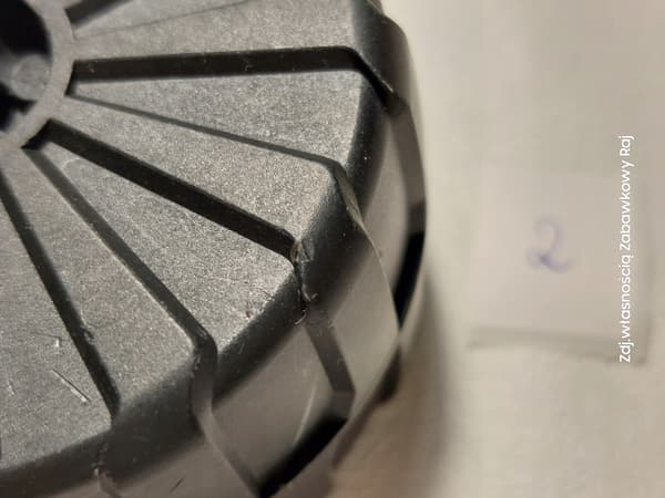 LEGO 2573 black wheel for 6989