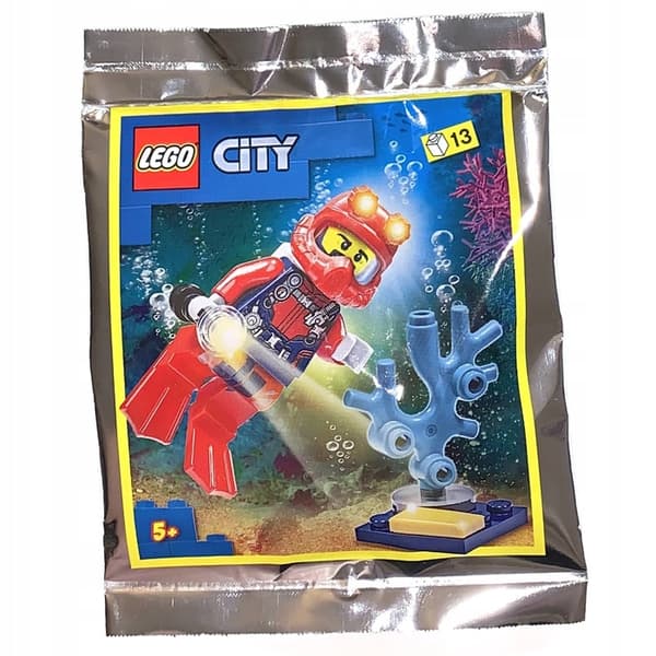 LEGO 952012 City Diver with Torch, mini-bag