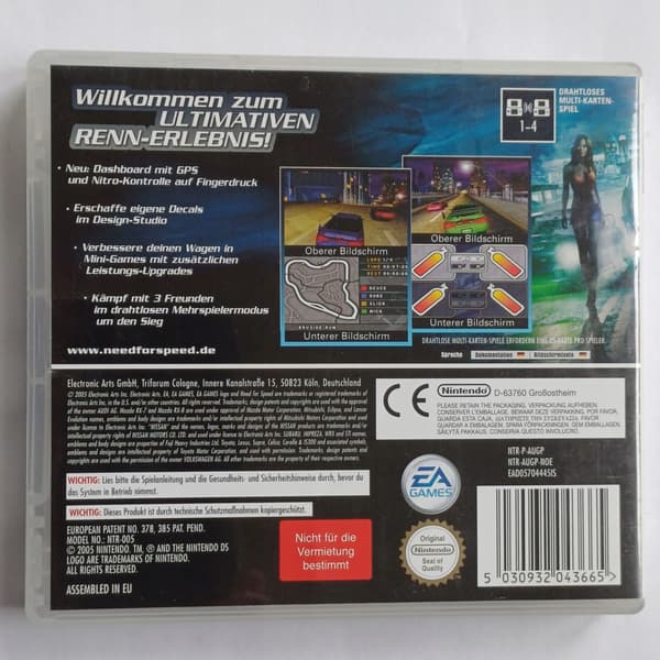 Need for Speed Underground 2, Nintendo DS