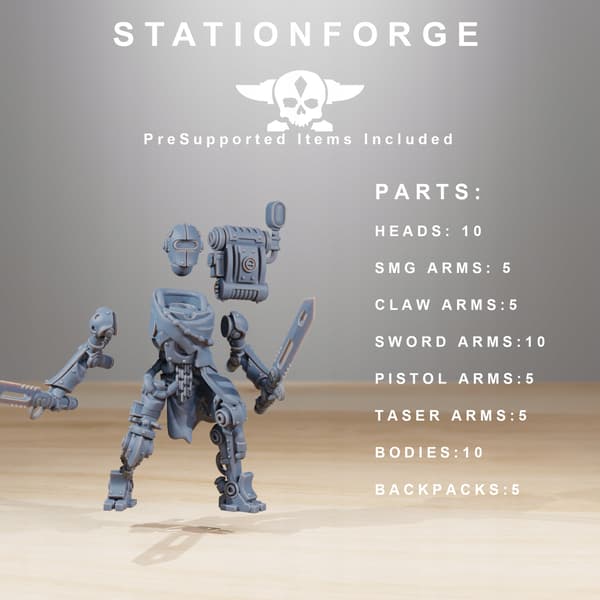 Scavenger Junkbots – Station Forge – Minifaktura
