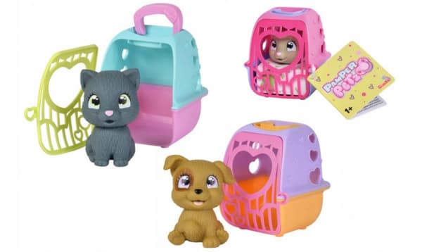 PAMPER PETZ ANIMALS FIGURINE + TRANSPORTER 7388