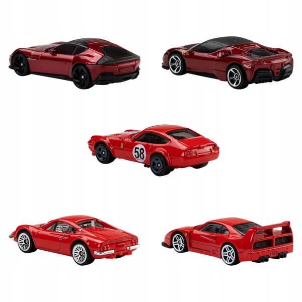 HOT WHEELS FERRARI 5-PACK