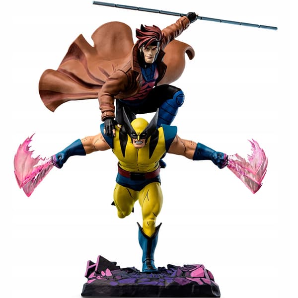 X-Men '97 Gambit and Wolverine scale figurine – Iron Studios