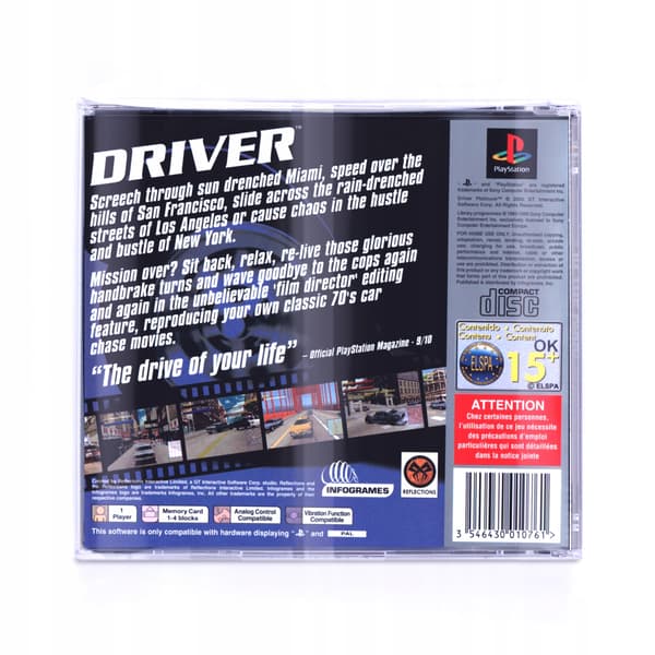 Driver (Platinum) | PS1/PSX | ENG