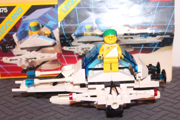 LEGO SPACE CLASSIC 6875 Box, Instructions and Hovercraft Set
