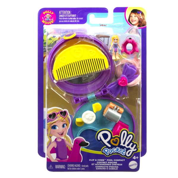 POLLY POCKET ACCESSORY CASE SET 4+